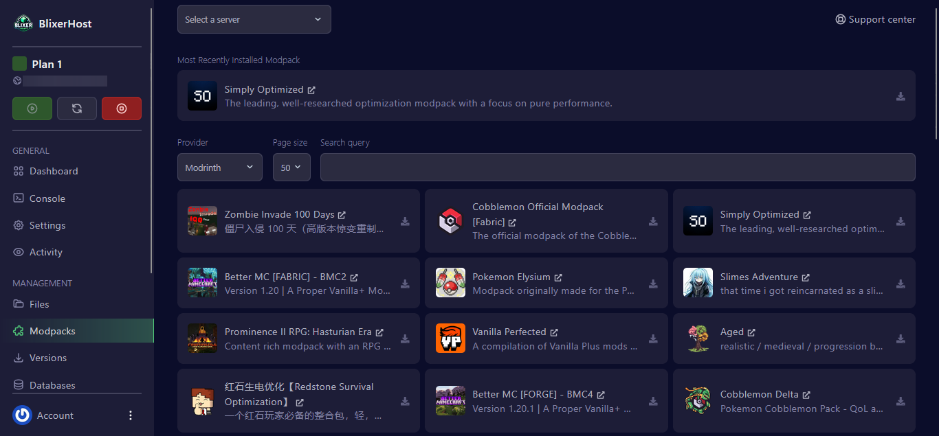 Modpacks